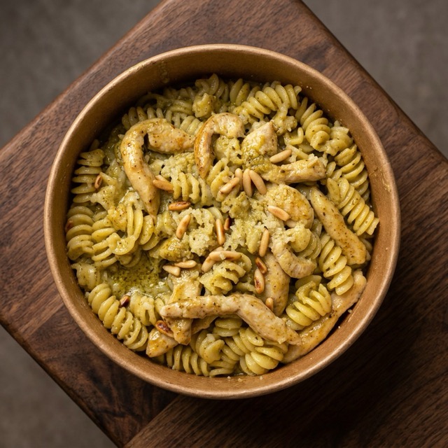 Pesto Chicken Fusilli