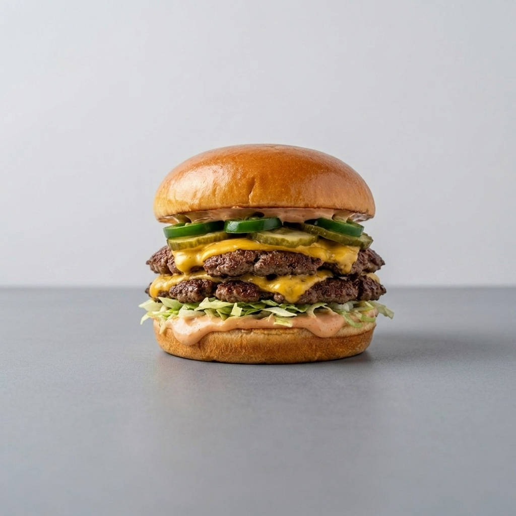 Double Jalapeño Smash Burger