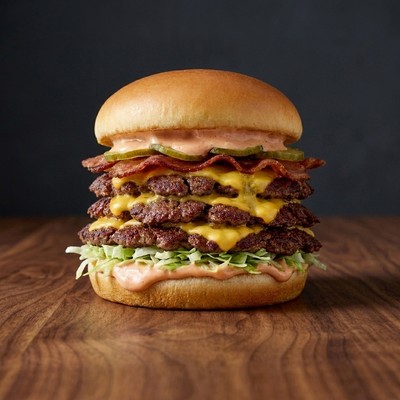 Triple Crispy Veal Burger