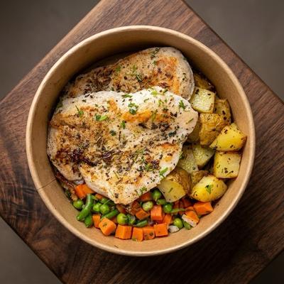 Grilled Chicken with Herbs