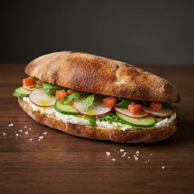 Labneh Parmesan Sandwich