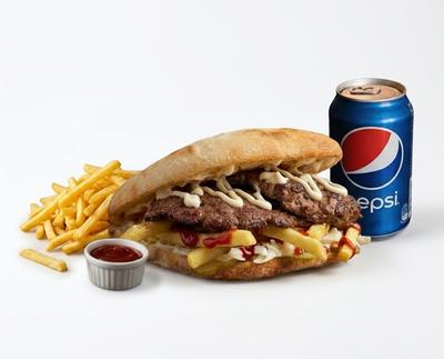 Lebanese Burger Combo