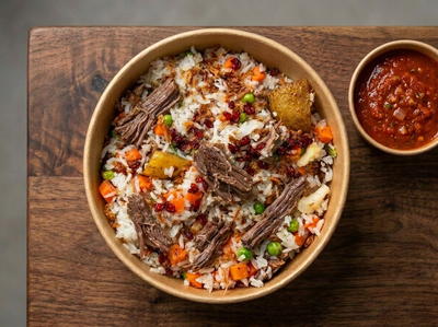Veggie Rice with Beef