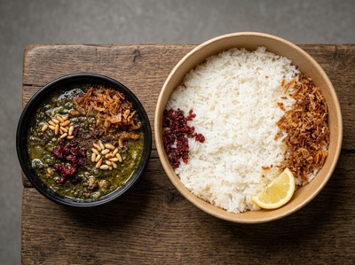 Spinach with Rice
