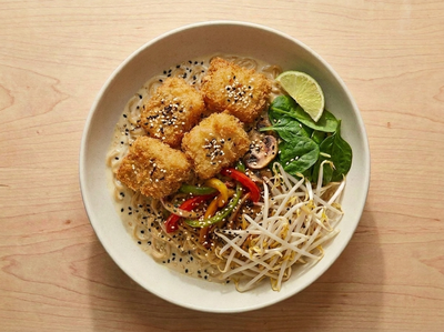Cream Carbo Fish Bowl