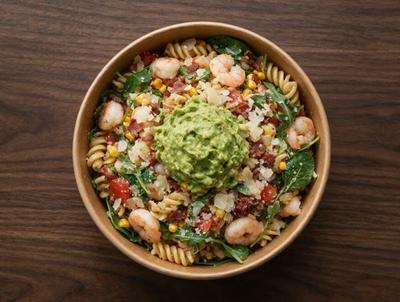 Shrimp Avocado Pasta Salad