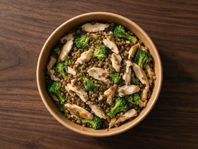 Chicken Lentils Bowl