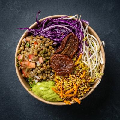Quinoa Lentil Bowl