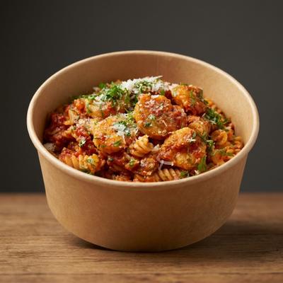 Fusilli Scampi Tomato Basil