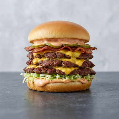 Triple Crispy Veal Burger