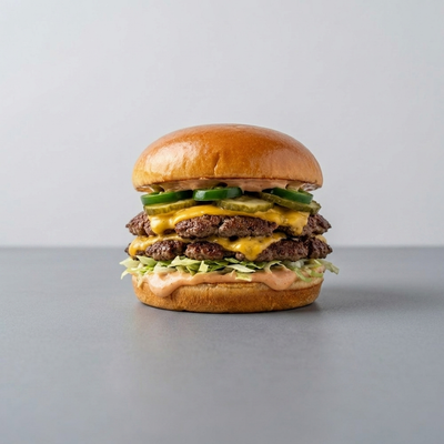 Double Jalapeño Smash Burger
