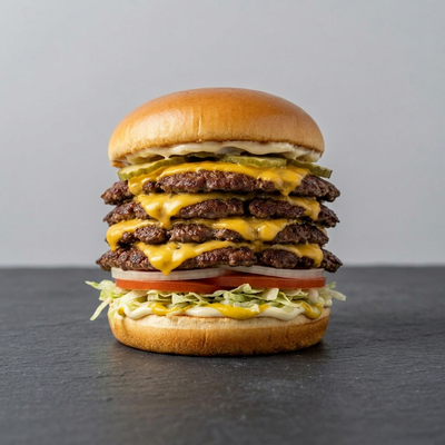 Quadruple Original Smash Burger
