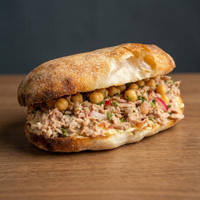 Tuna Hummus Sandwich