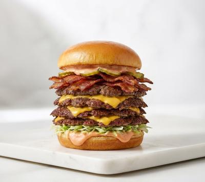 Quadruple Crispy Veal Smash